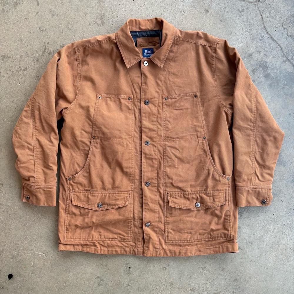 High Sierra Heavy Canvas Chore Jacket Men's Large Barn Coat Workwear